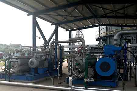 肯富来液环泵机组在洛阳宏兴新能化工使用现场